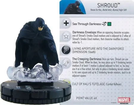 Shroud #M16-012 Wizkids Promo Marvel