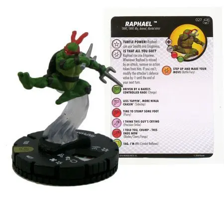 Raphael #027 TMNT Heroes in a Half-Shell Gravity Feed