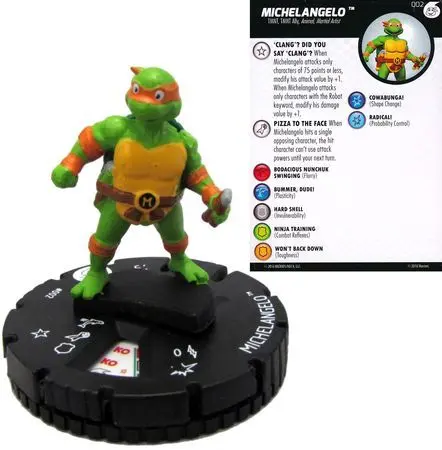 Michelangelo #002 TMNT Heroes in a Half-Shell Fast Forces