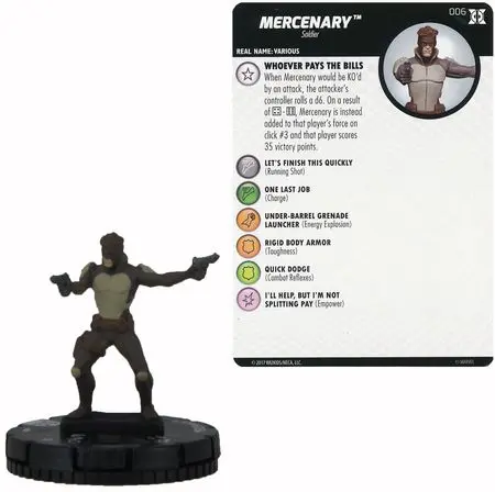 Mercenary #006 Deadpool and X-Force Booster Set Marvel