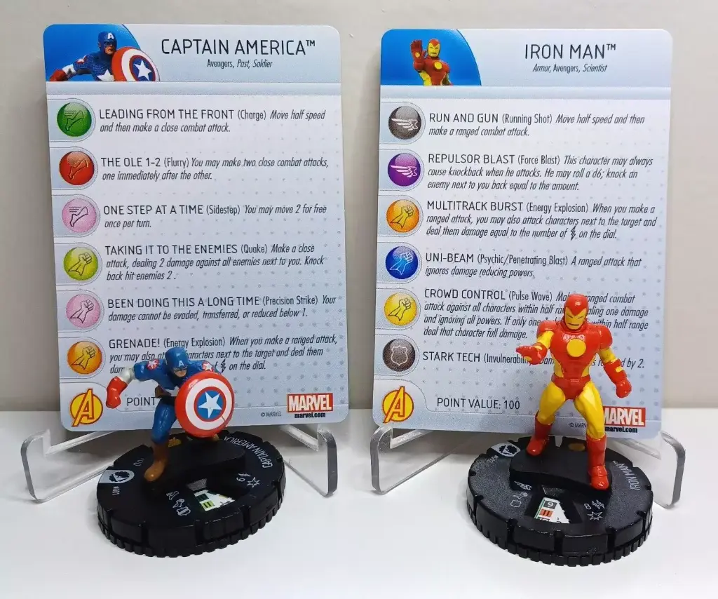 Avengers HeroClix Quick-Start Kit Sin Cartas