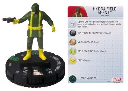 Hydra Field Agent #030a Nick Fury, Agent of S.H.I.E.L.D. Marvel