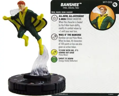 Banshee #M17-006 Wizkids Promo Marvel