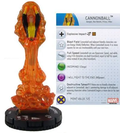 Cannonball #M-024 LE WizKids Promo Marvel  Nueva