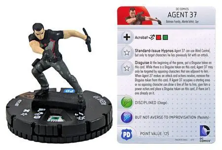 Agent 37 #D15-007 Wizkids Promo DC