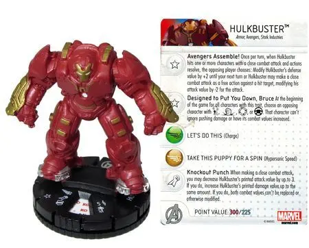 Hulkbuster #017 Chase Rare Avengers Age of Ultron Movie Gravity Feed Marvel