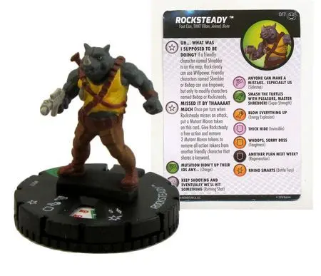 Rocksteady #017 TMNT Heroes in a Half-Shell Gravity Feed