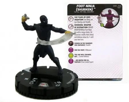 Foot Ninja (Shuriken) #008 TMNT Heroes in a Half-Shell Gravity Feed