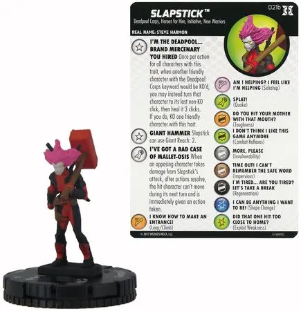 Slapstick #021b Deadpool and X-Force Booster Set Marvel