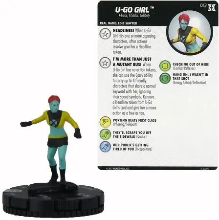 U-Go Girl #013 Deadpool and X-Force Booster Set Marvel