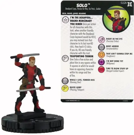 Solo #022b Deadpool and X-Force Booster Set Marvel