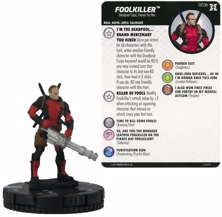 Foolkiller #003b Deadpool and X-Force Booster Set Marvel