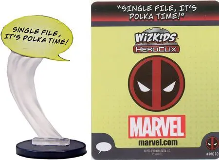 Single File, It's Polka Time!" #W010 Deadpool Gravity Feed Marvel