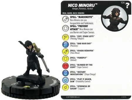 Nico Minoru #106 15th Anniversary What if? Marvel Heroclix