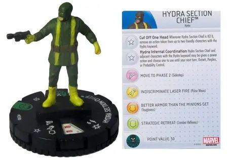 Hydra Section Chief #030b Nick Fury, Agent of S.H.I.E.L.D. Marvel