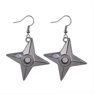 Aretes Shuriken Naruto